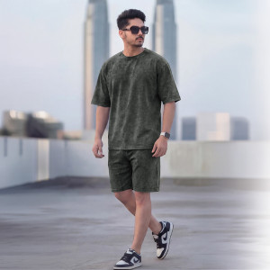 Comfort Fit Tracksuit With Self Design Premium Appeal