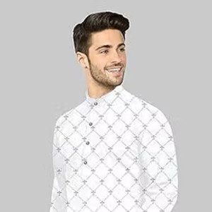 Regal Pattern Kurta For Sophisticated Festive Wardrobe Styling