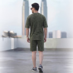 Comfort Fit Tracksuit With Self Design Premium Appeal