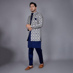 Majestic Heritage Set With Designer Jacket And Kurta Styling
