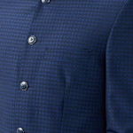 Contemporary Fit Dark Blue Suit For Men