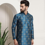 Artisan Motif Kurta Designed For Elegant Cultural Occasions