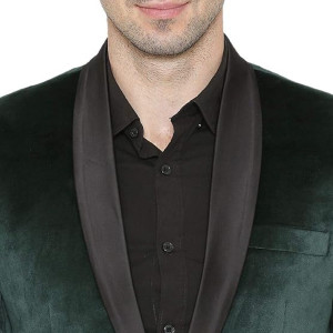 Classic Tuxedo Coat With Trendy Modern Gentleman Style Suit