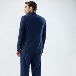 Contemporary Fit Dark Blue Suit For Men